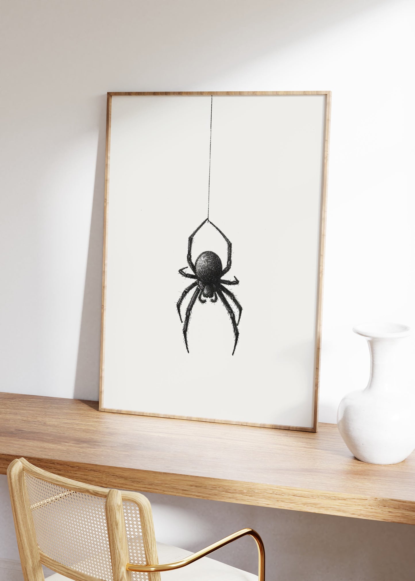 Minimalist Spider Poster