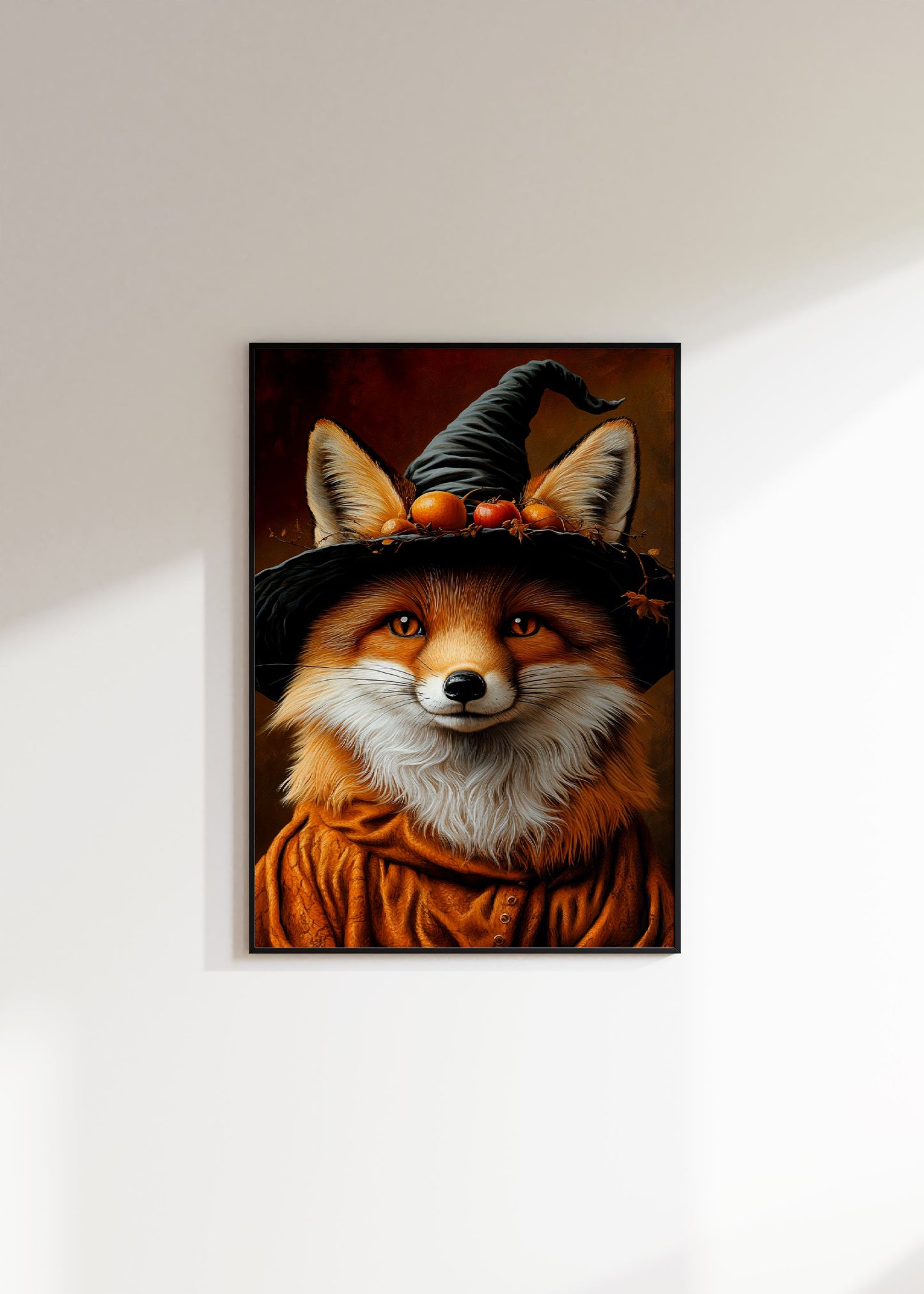 Fox Wearing a Witch Hat