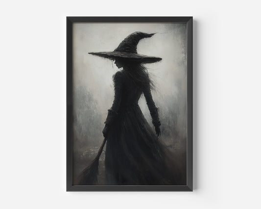 Dark Academia Witch Poster