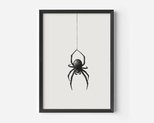 Minimalist Spider Poster