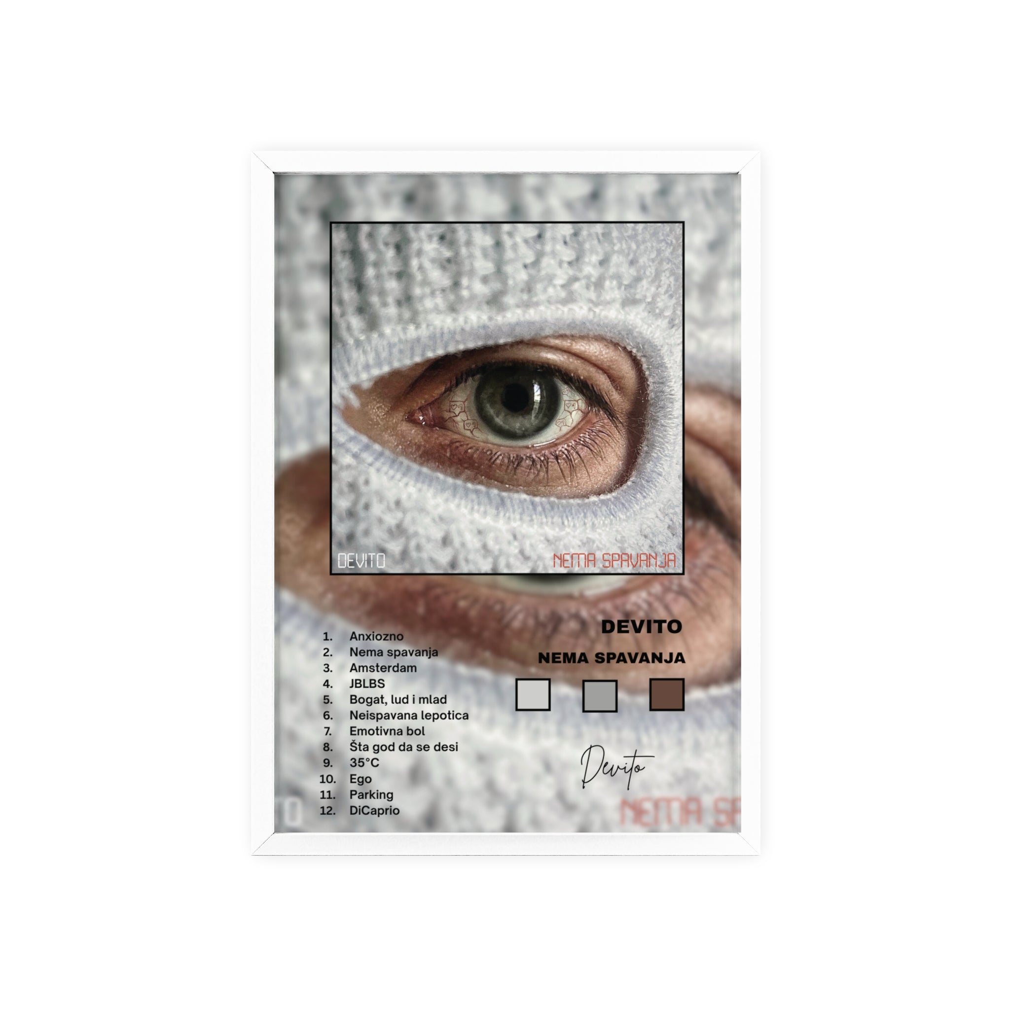 Nema Spavanja- Devito Album Poster