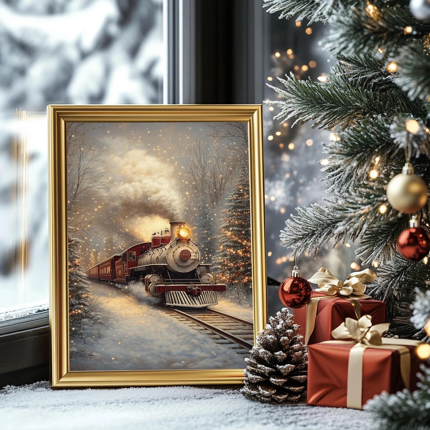 Vintage Polar Express Poster