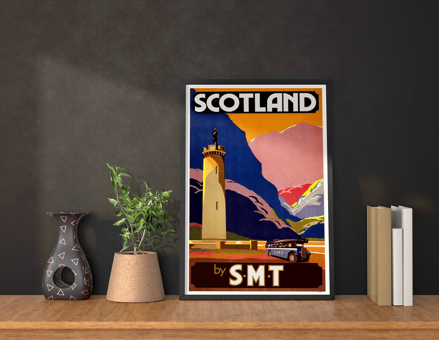 Scotland Travel Vintage Poster