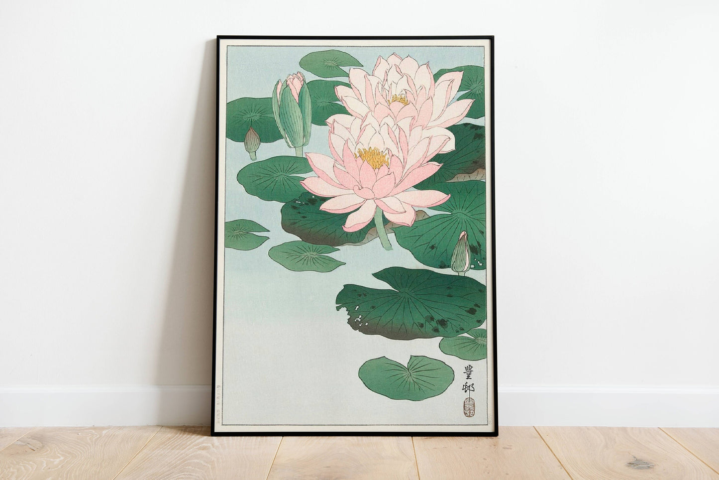 Water Lily by Ohara Koson Vintage Poster