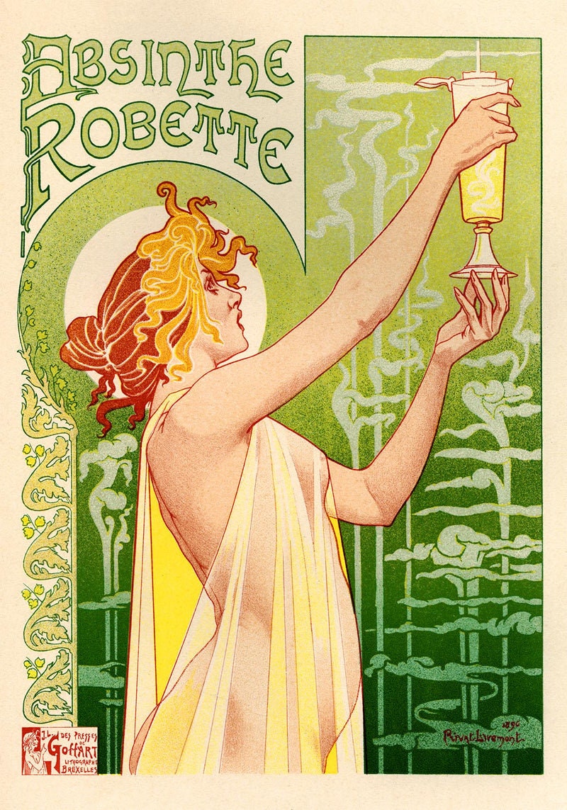 Absinthe Robette Vintage Poster