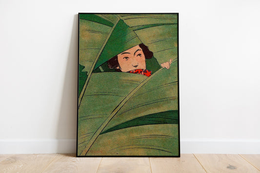 Young Woman of the Banana Leaves Poster