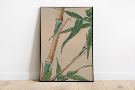 Bamboo Vintage Japanese Poster