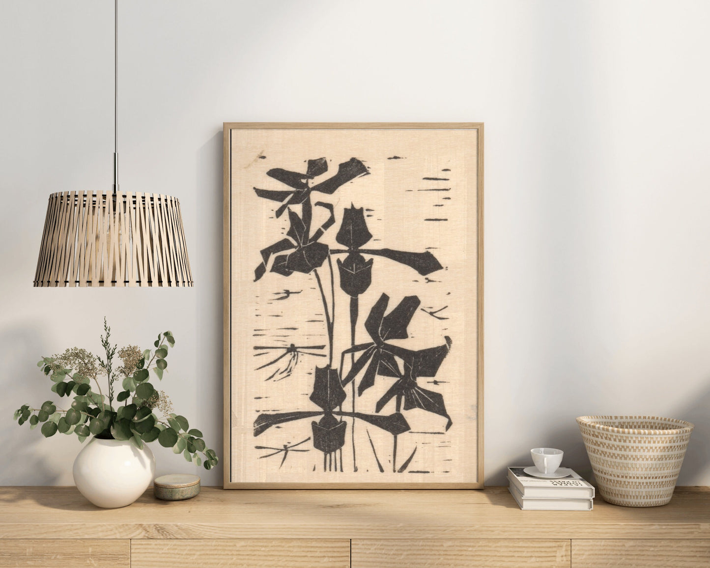 Japanese Orchid Vintage Poster