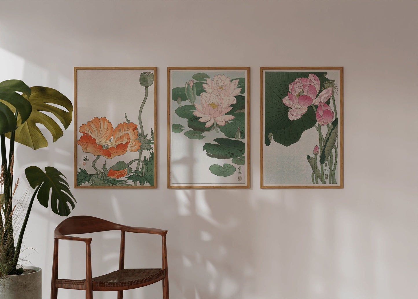 Hannah Overbeck Set of 3 Vintage Botanical Poster