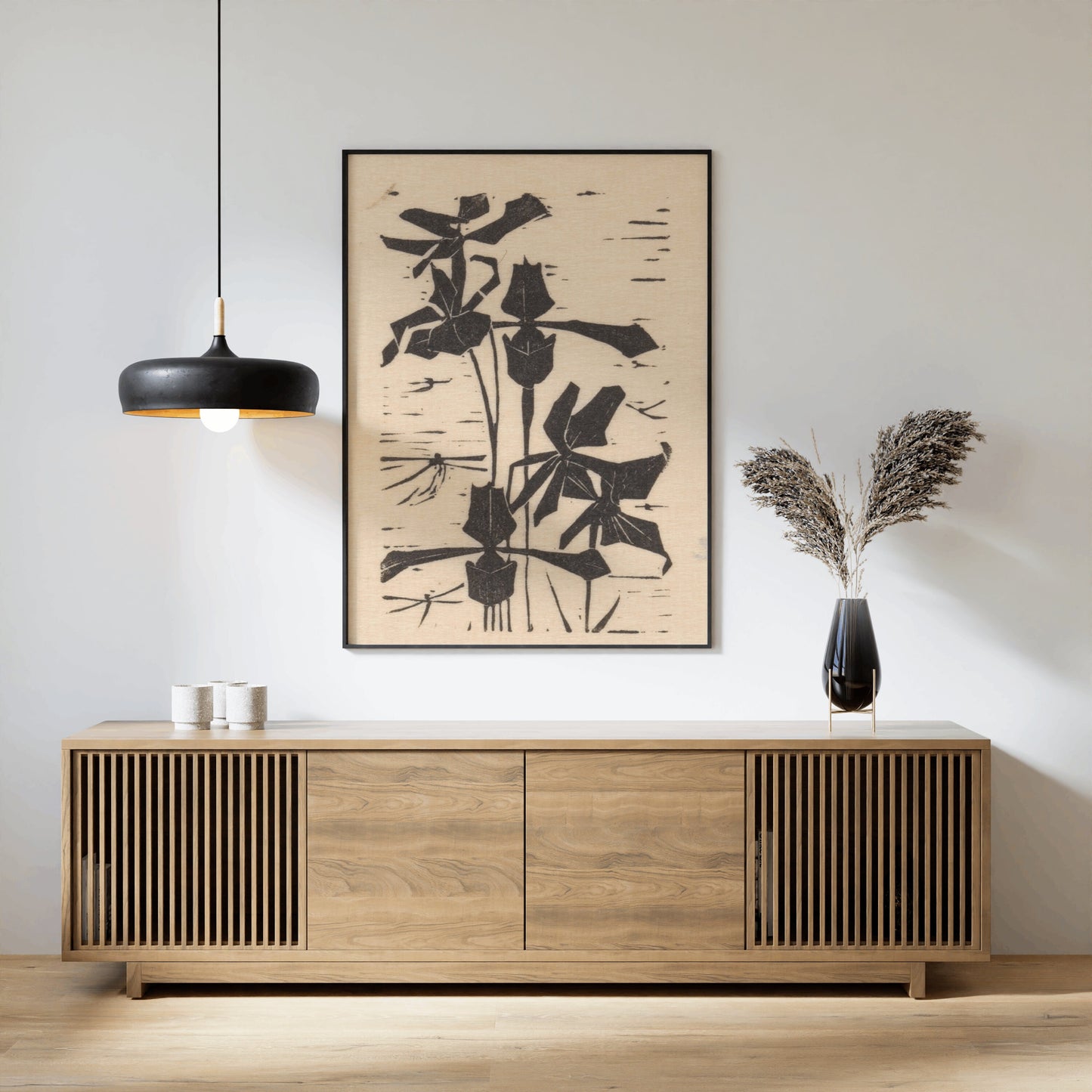 Japanese Orchid Vintage Poster