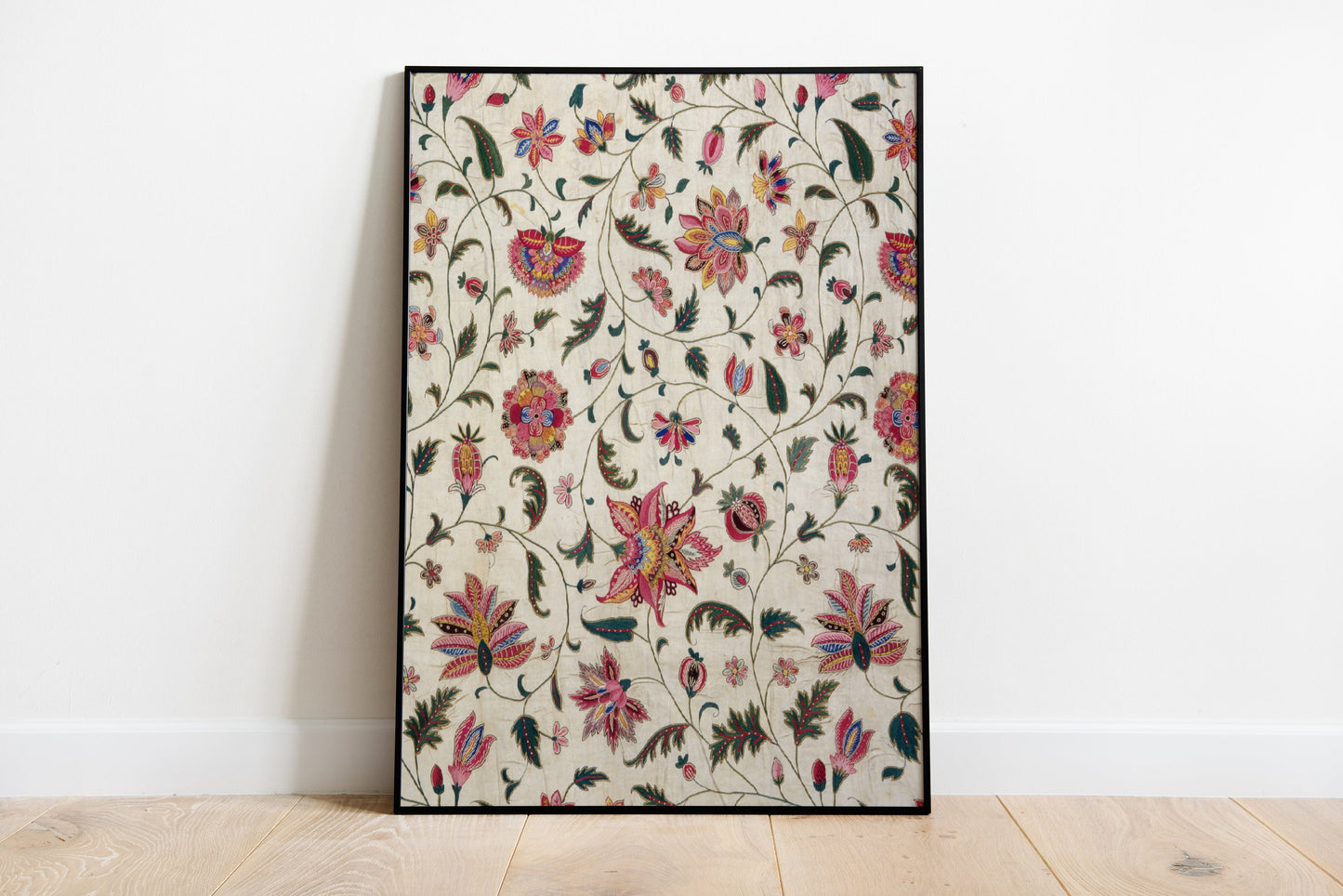 Abstract Floral Pattern Vintage Poster