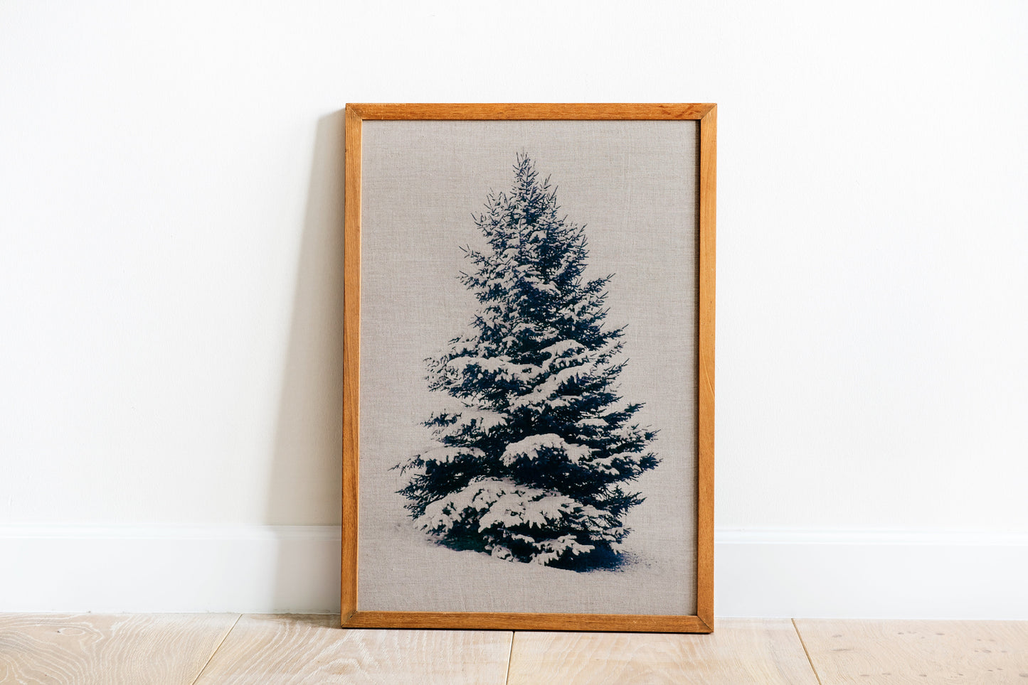 Vintage Christmas Tree Poster