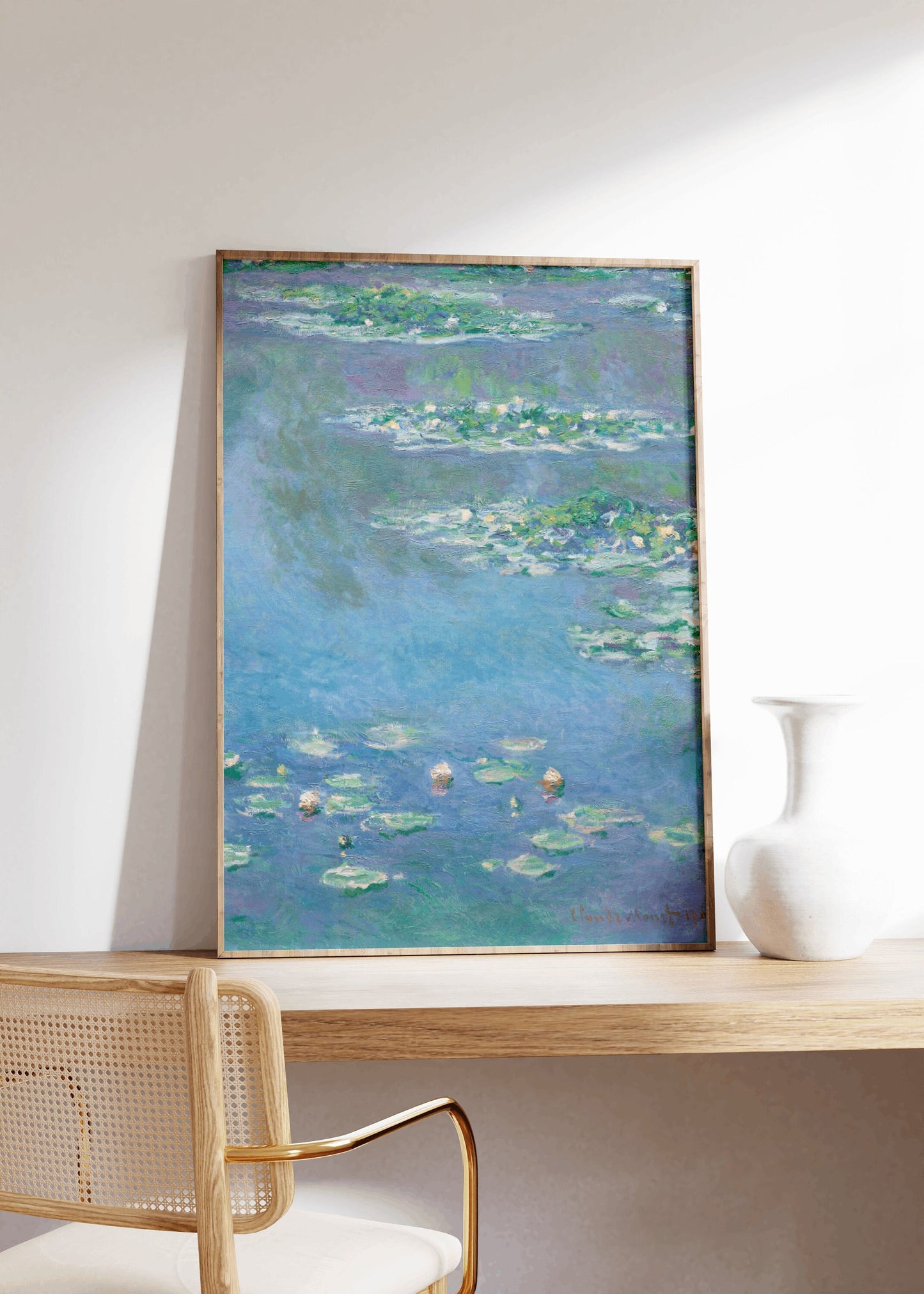 Water Lilies, Famous Cloude Monet Painting Print