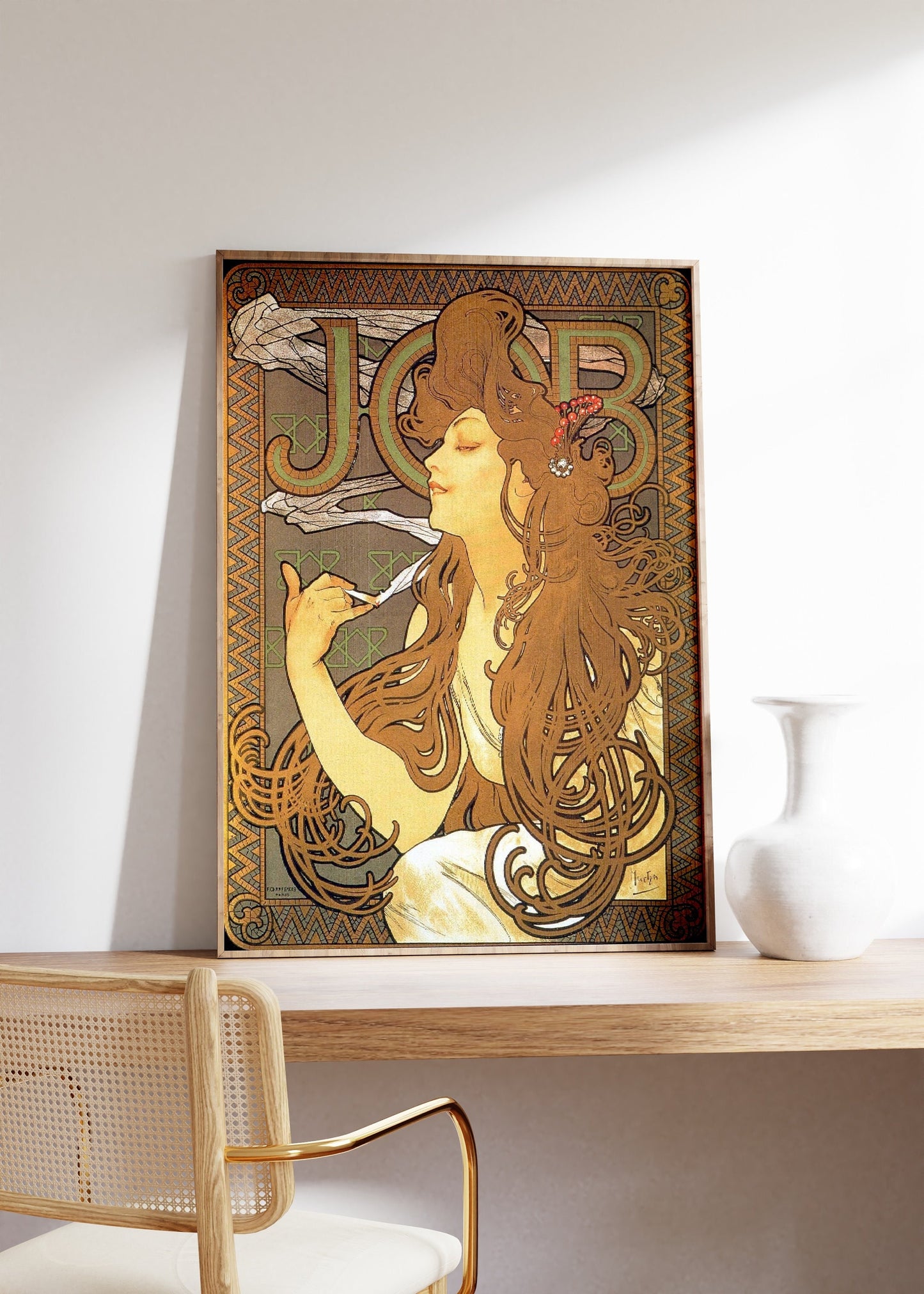 Alphonse Mucha Famous Painting, Art Deco, Vintage Print, Colorful Wall Art, Large Wall Art Print, Decor, Retro Poster, Vintage Poster