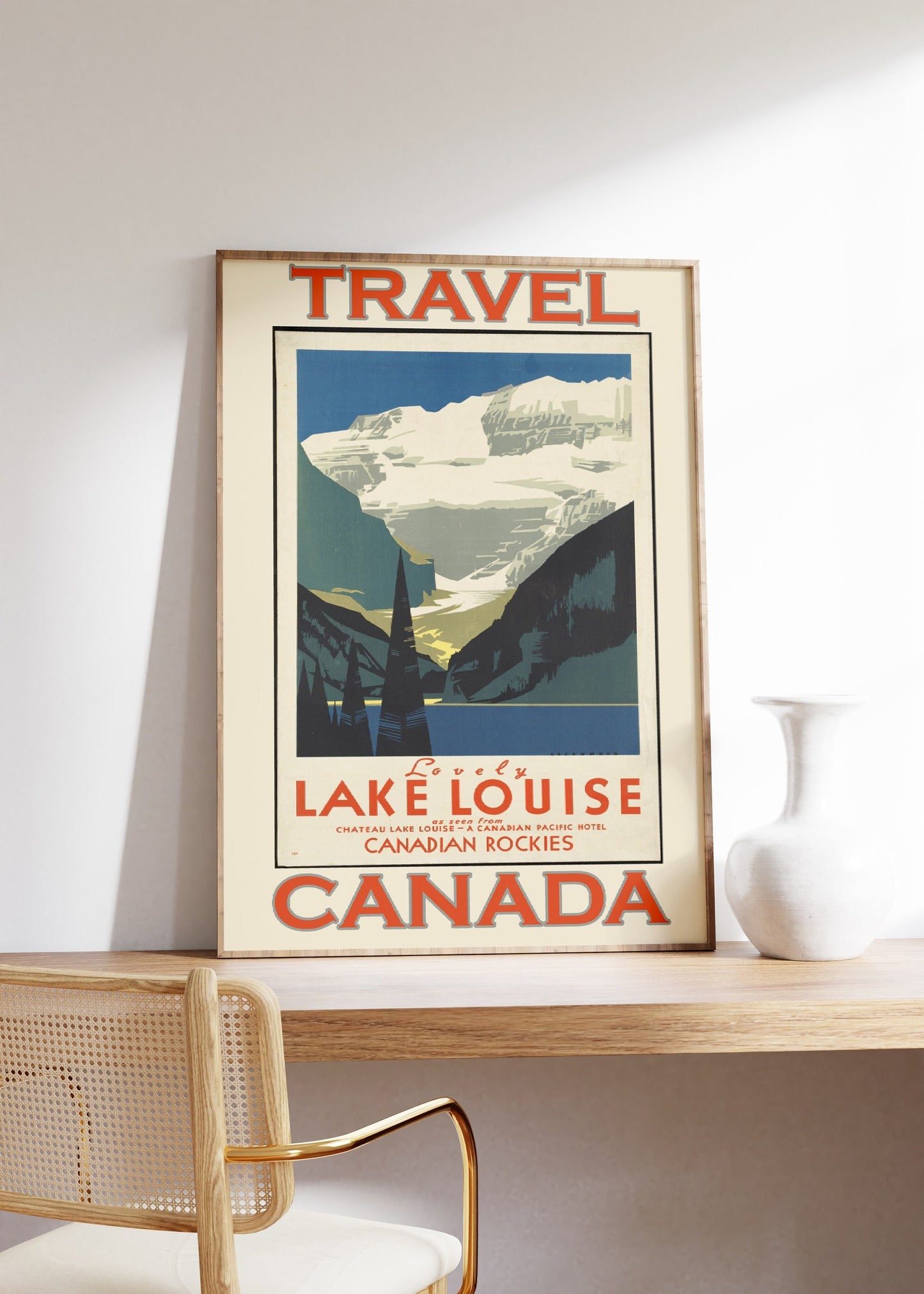 Canada Lake Louise Travel Poster