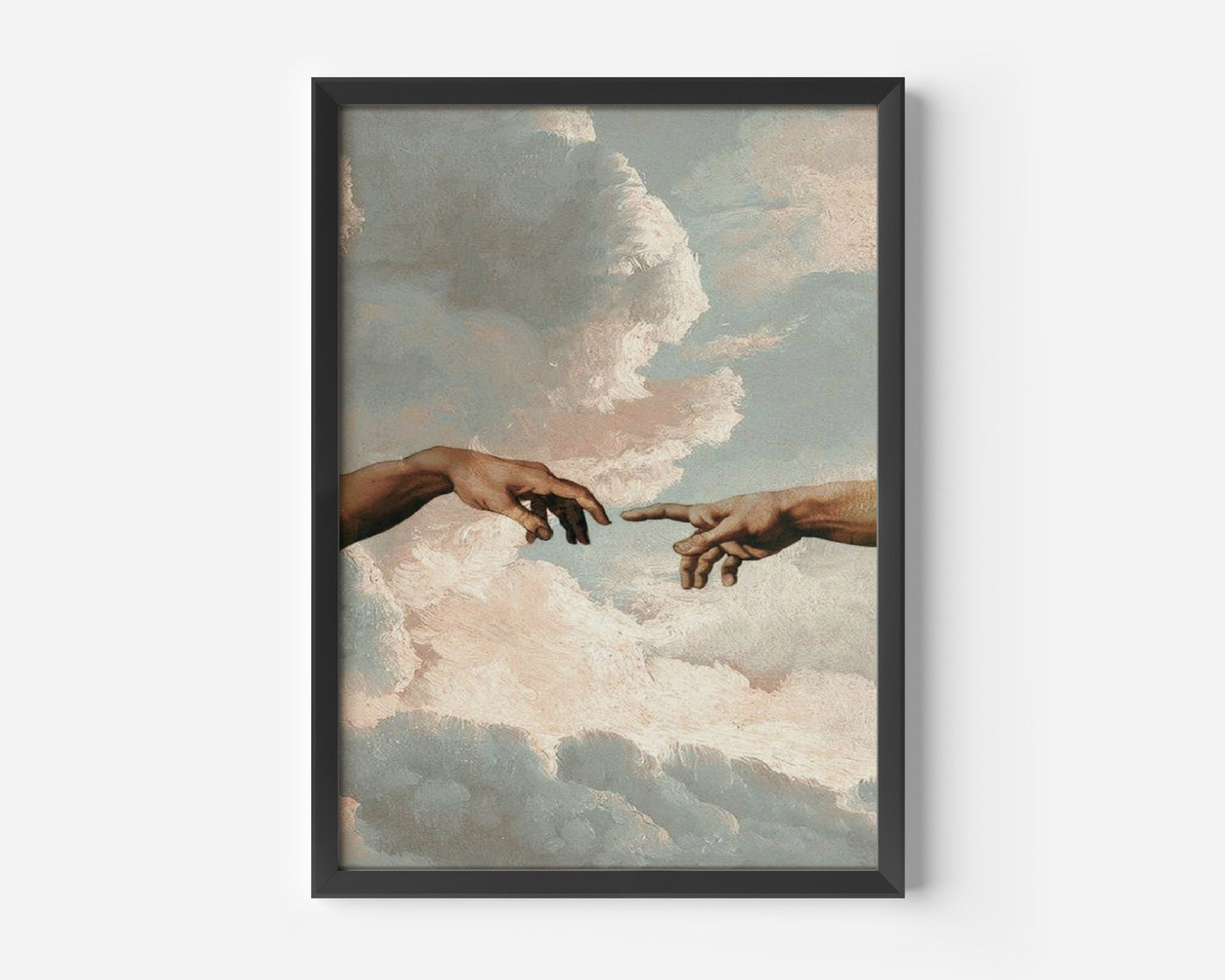 The Creation of Adam Renaissance Poster