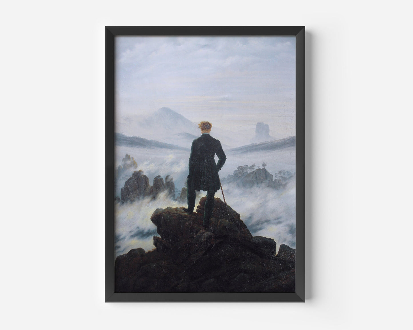 Wanderer Above the Sea of Fog by Caspar David Friedrich Print