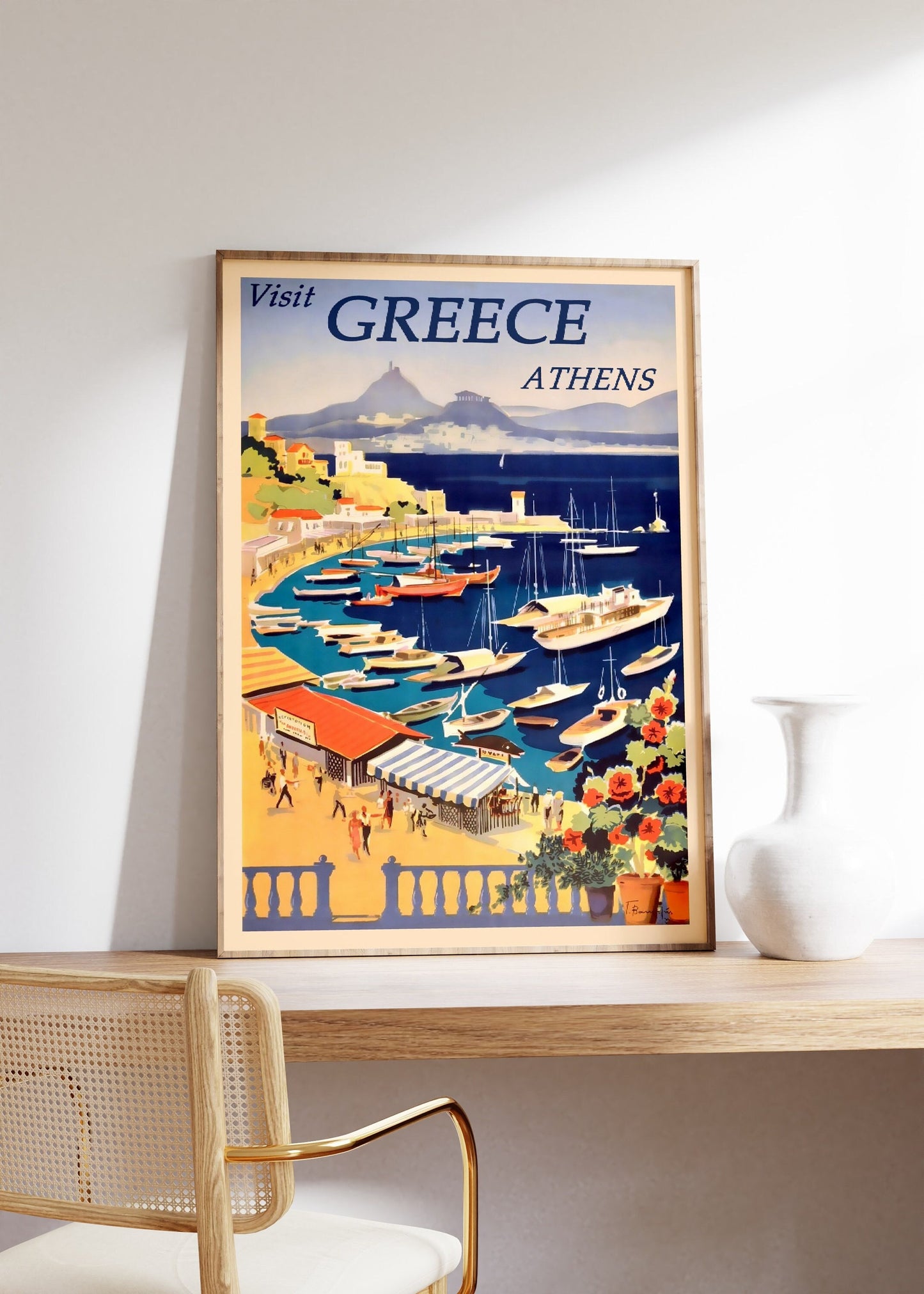 Athens Greece Travel Poster