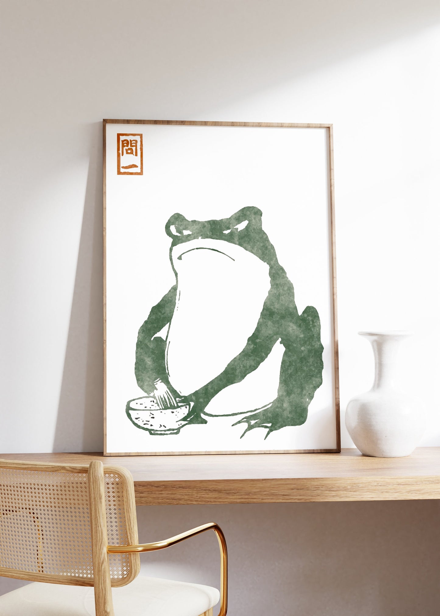 Matsumoto Hoji Frog Vintage Japanese Poster