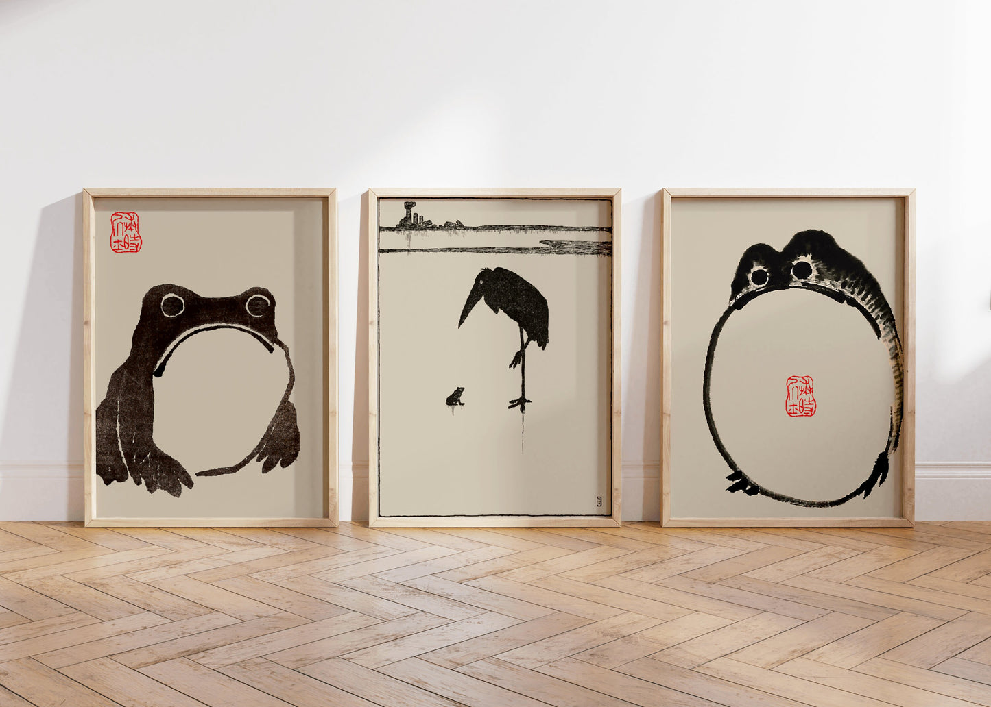 Set Of 3 Matsumoto Hoji Prints