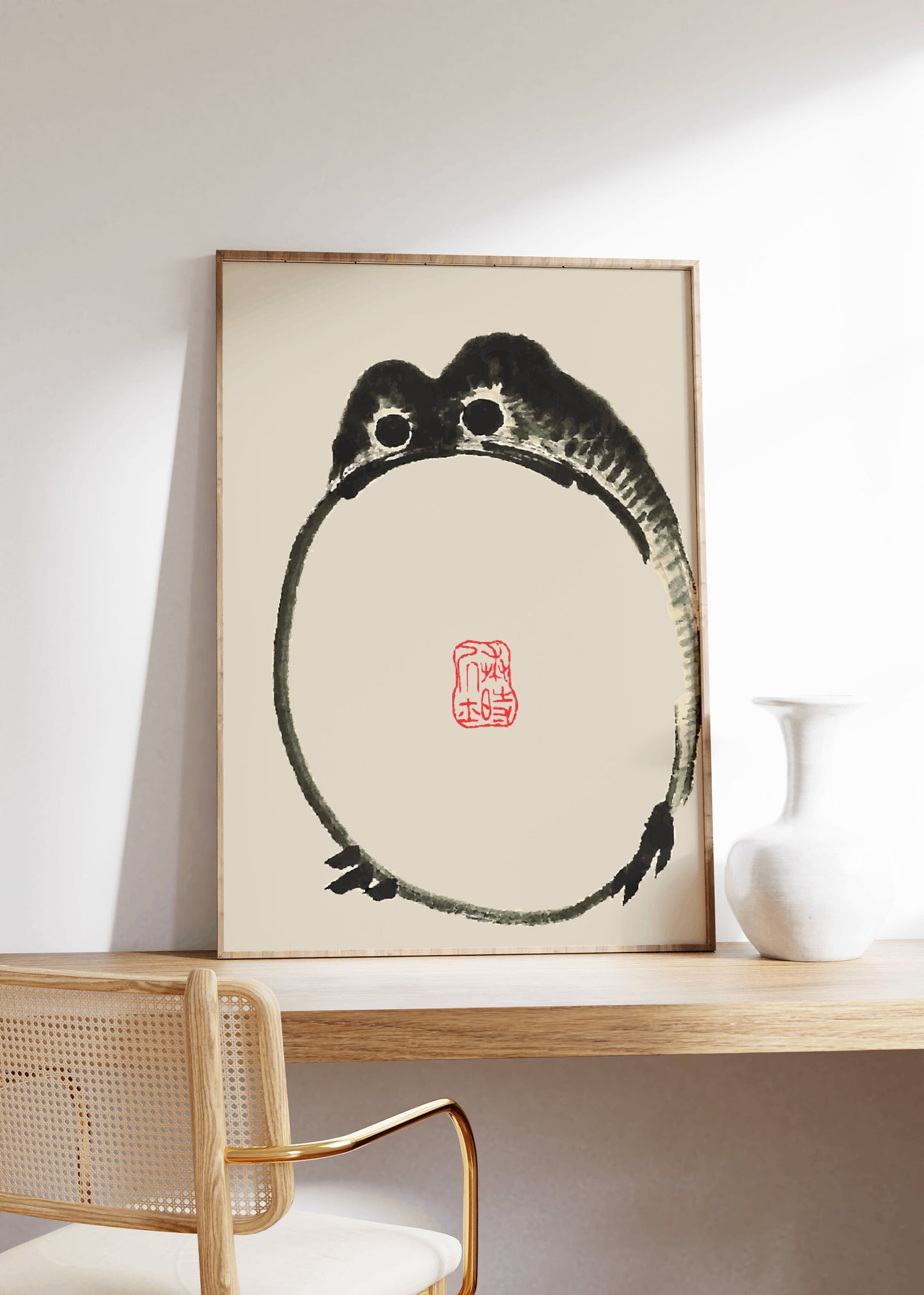 Set Of 3 Matsumoto Hoji Frog Prints