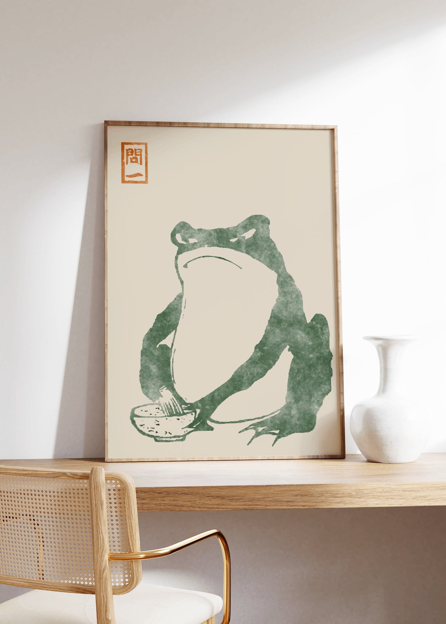 Set Of 3 Matsumoto Hoji Frog Prints