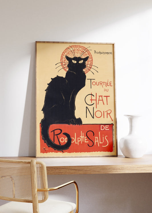 Tournée du Chat Noir Vintage Poster, Cat Print