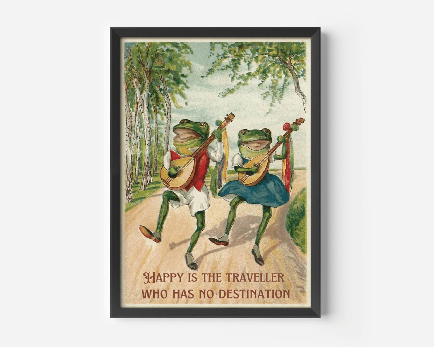 Two Frog Traveler Poster