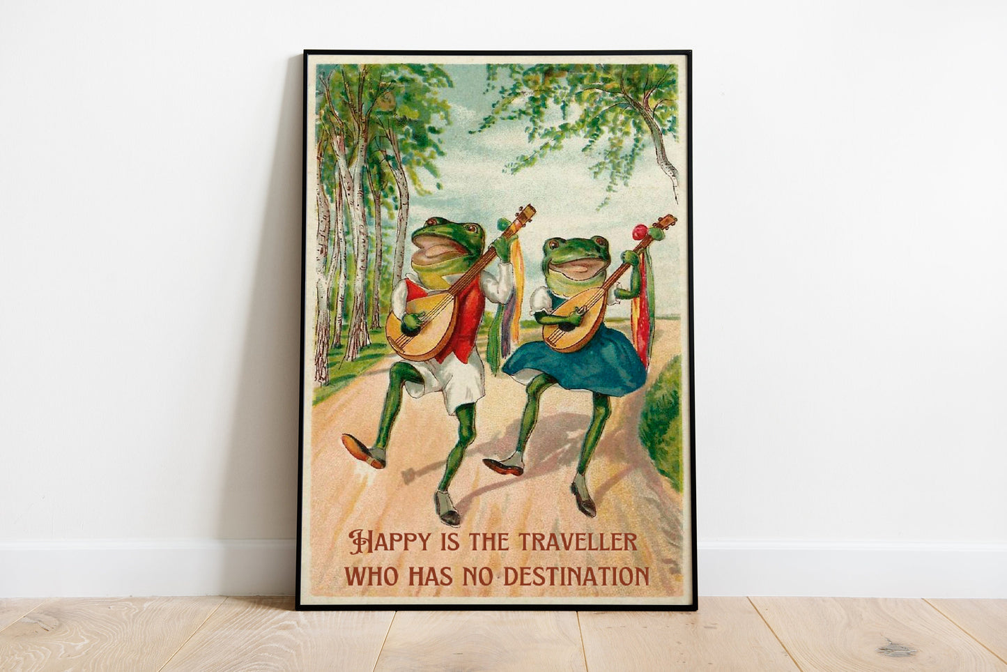 Two Frog Traveler Poster