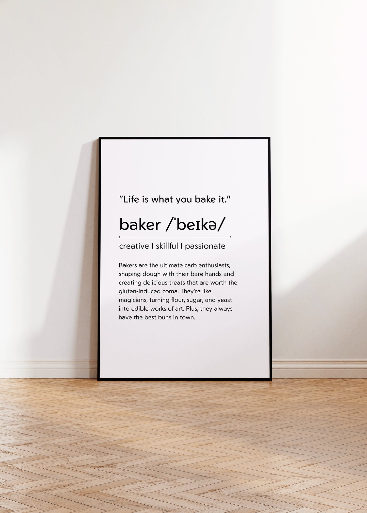 Baker Definition Poster