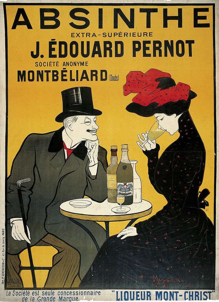 Absinthe J. Edouard Pernot Vintage Poster