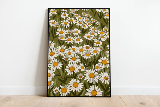 Daisy Fields Poster Print