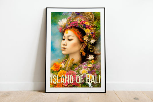 Bali Island Travel Poster