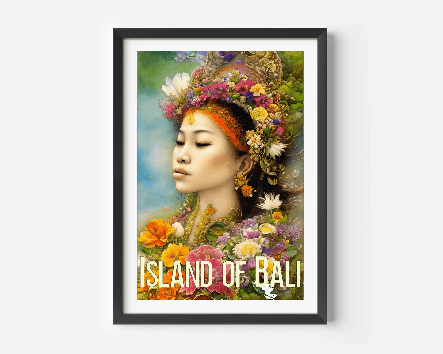 Bali Island Travel Poster