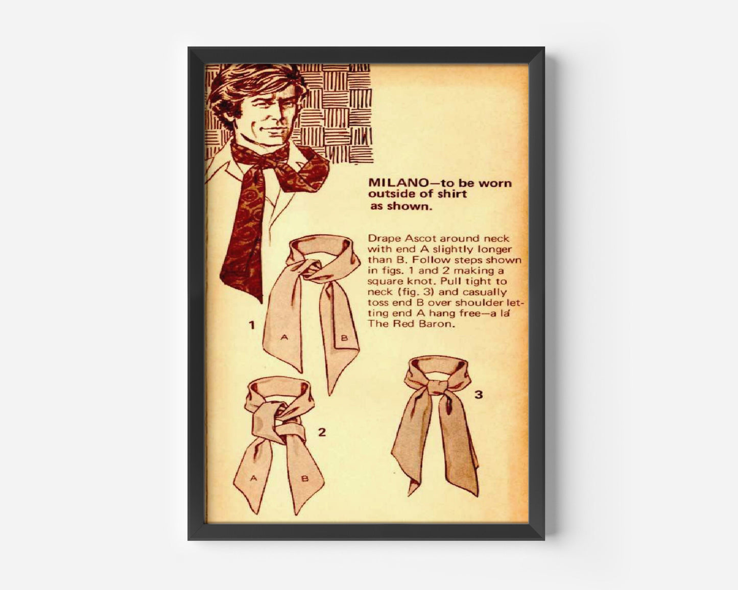 Carre European Ascot Scarf Poster