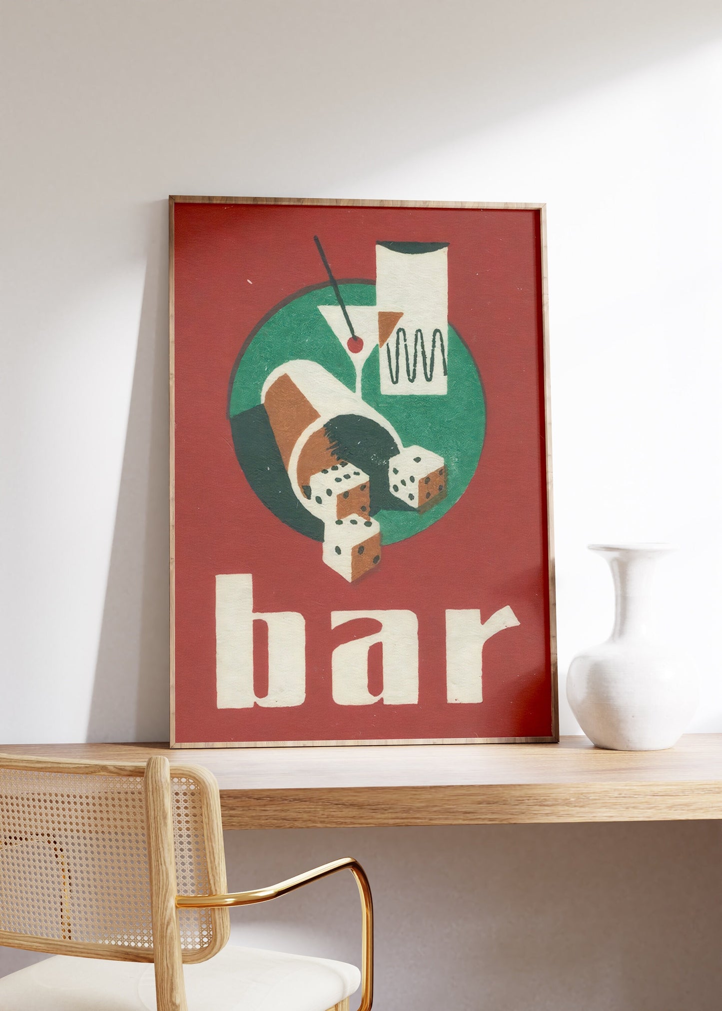 Vintage Cocktail Bar Poster