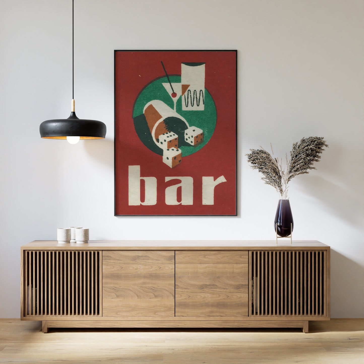 Vintage Cocktail Bar Poster