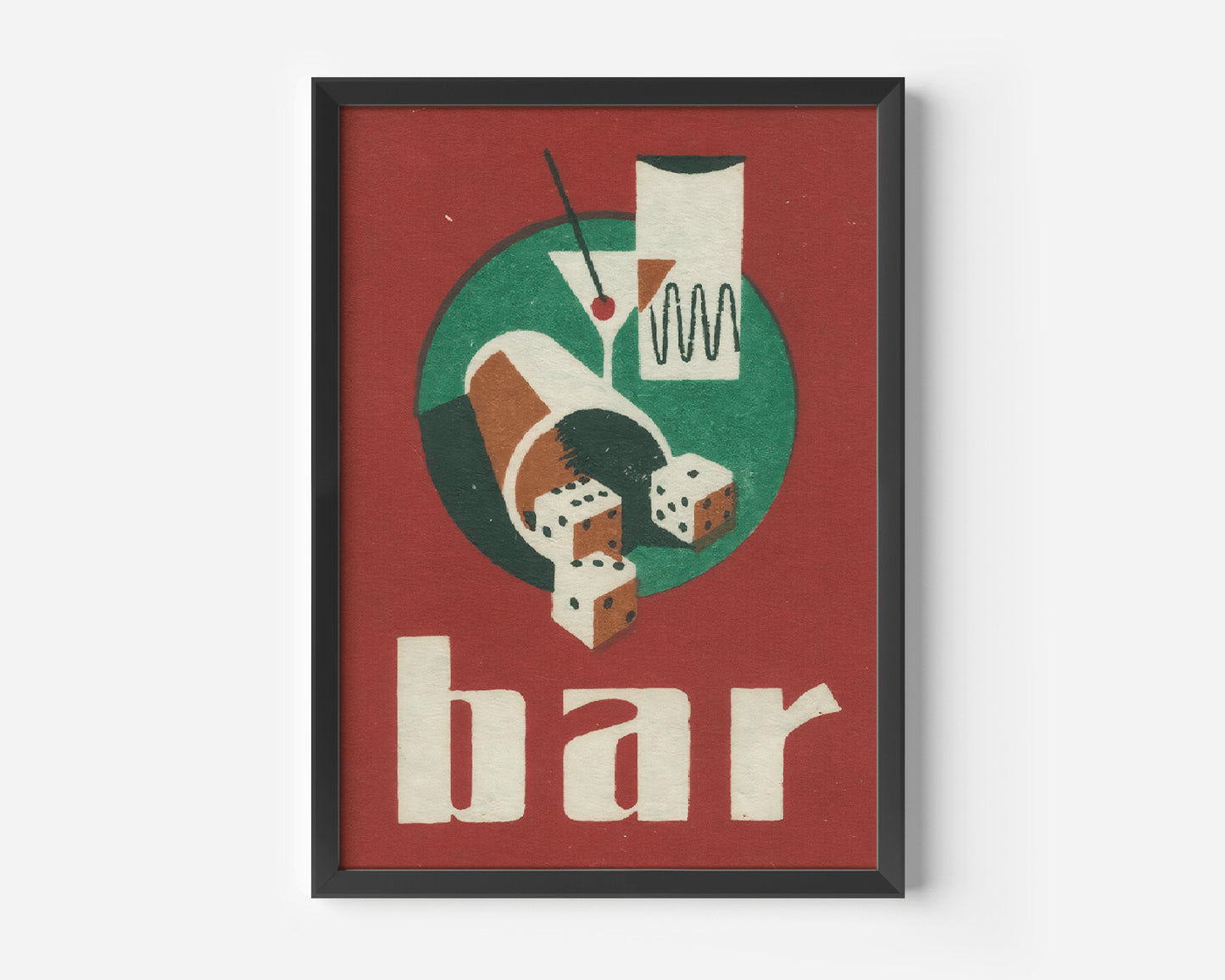 Vintage Cocktail Bar Poster