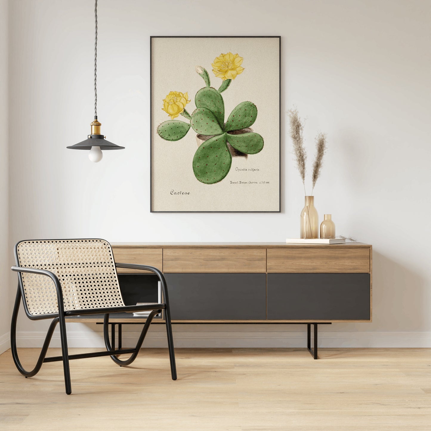 Eastern Prickly Pear Cactus Poster Print