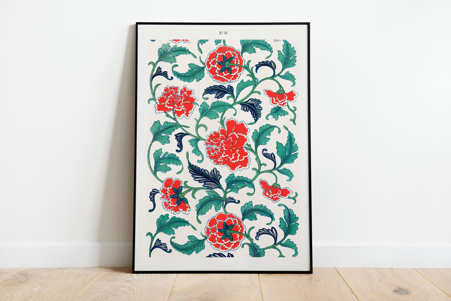 Set Of 3 Vintage Chinese Ornament Print, Chinese Pattern Poster