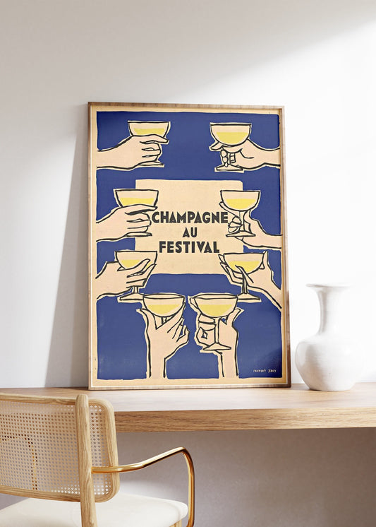 Vintage French Cocktail Poster