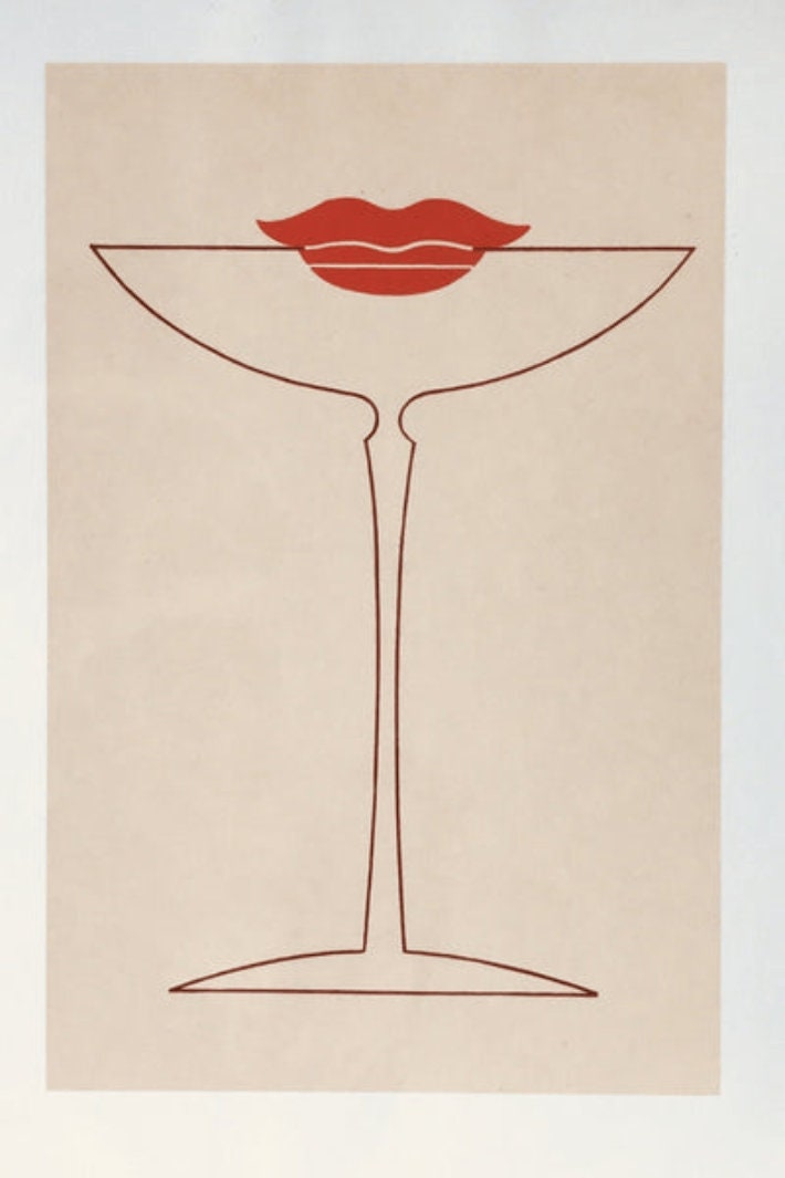 Set Of 3 Cocktail Bar Poster