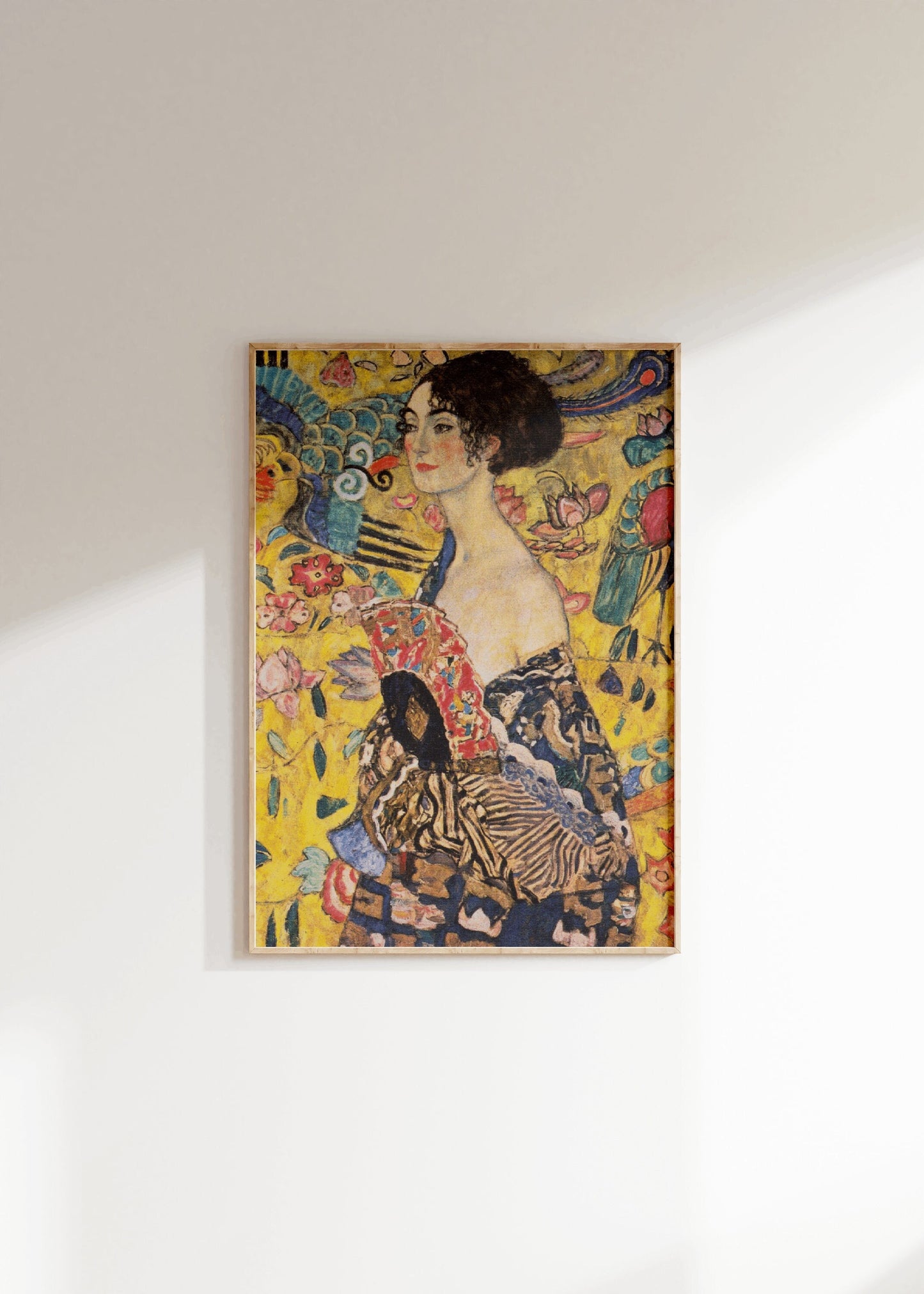 Gustav Klimt Lady with Fan Print