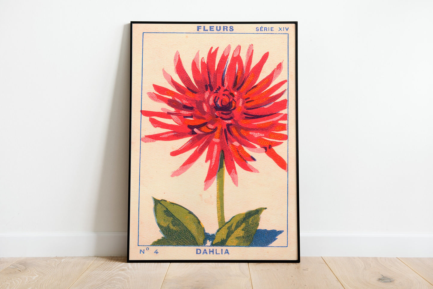 Fleurs Vintage Print, Floral Poster