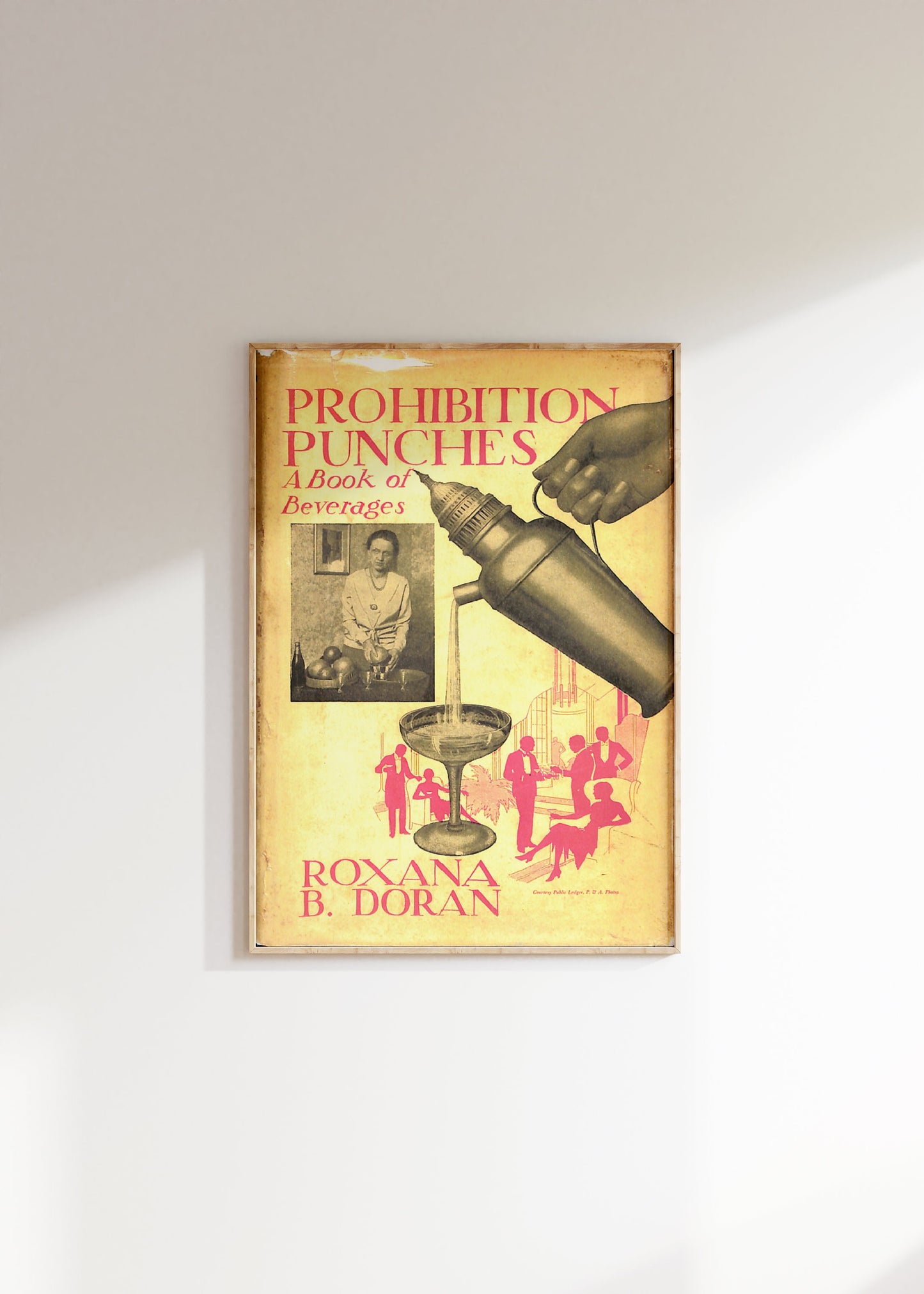 Prohibition Punches Cocktail Bar Poster