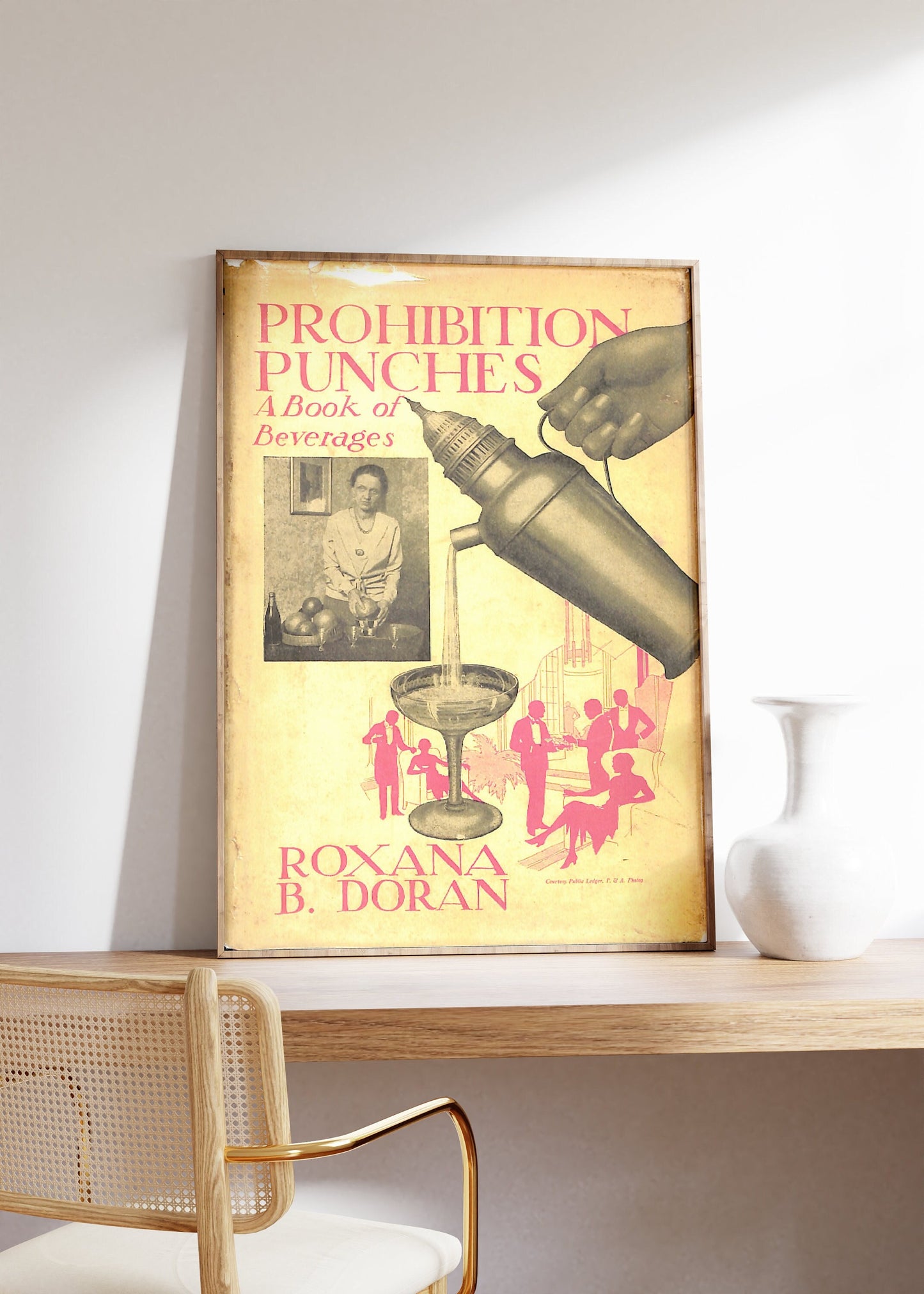 Prohibition Punches Cocktail Bar Poster