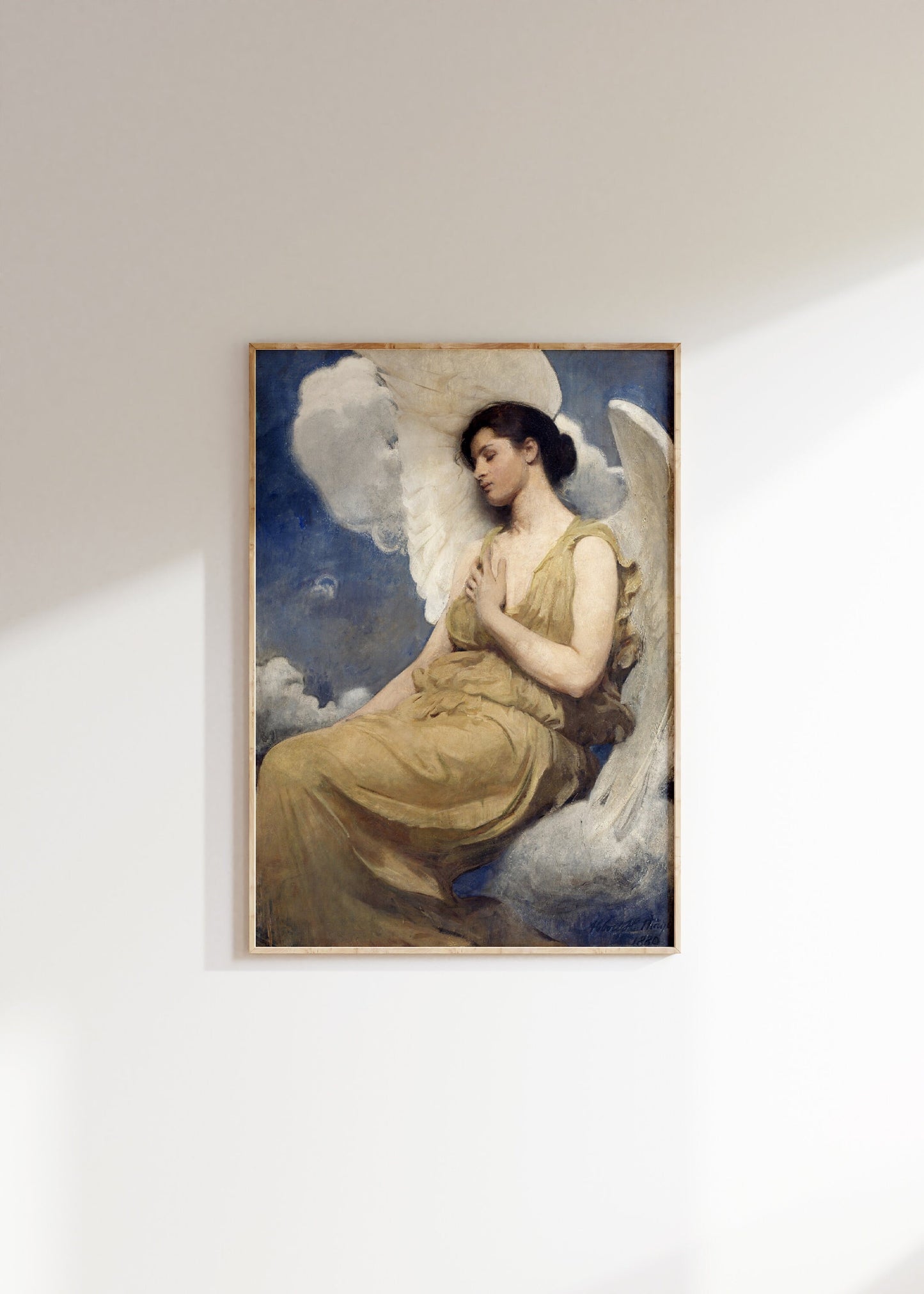 Winged Figure by Abbott Handerson Thayer Vintage Poster Print