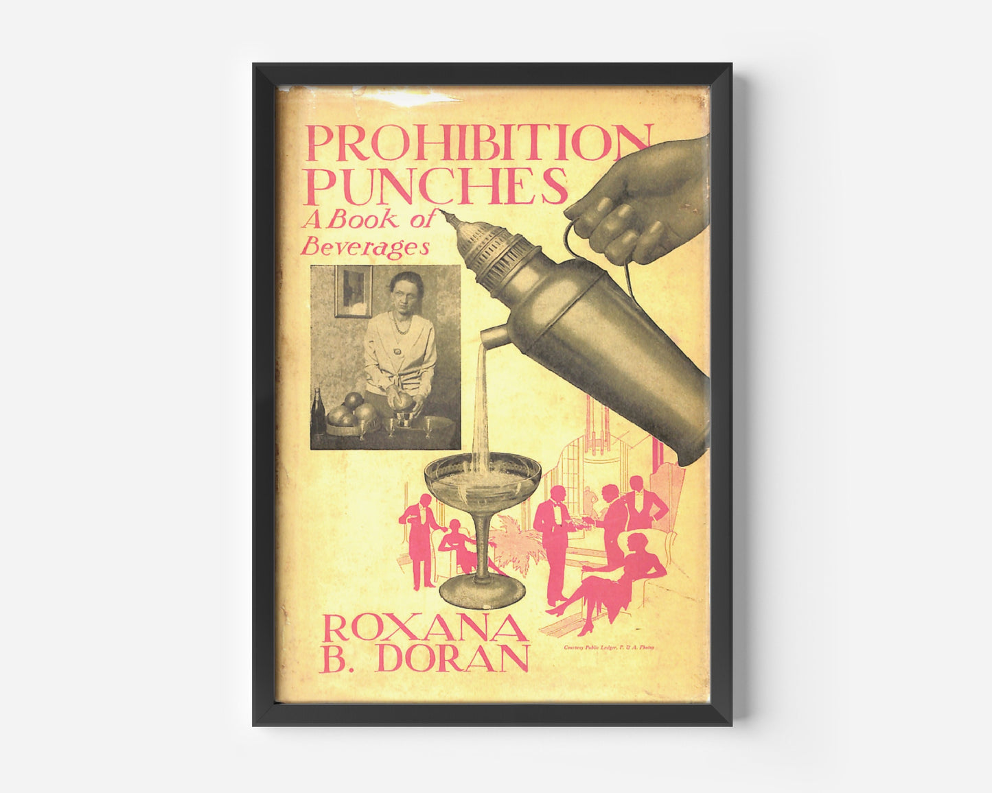 Prohibition Punches Cocktail Bar Poster