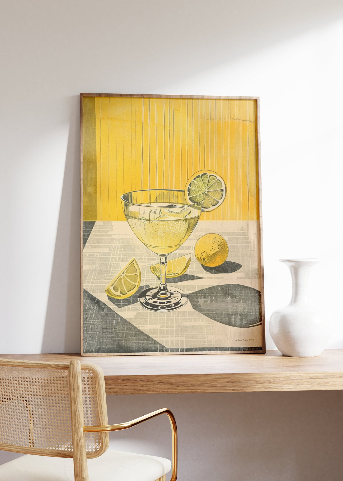 Set Of 3 Cocktail Bar Poster