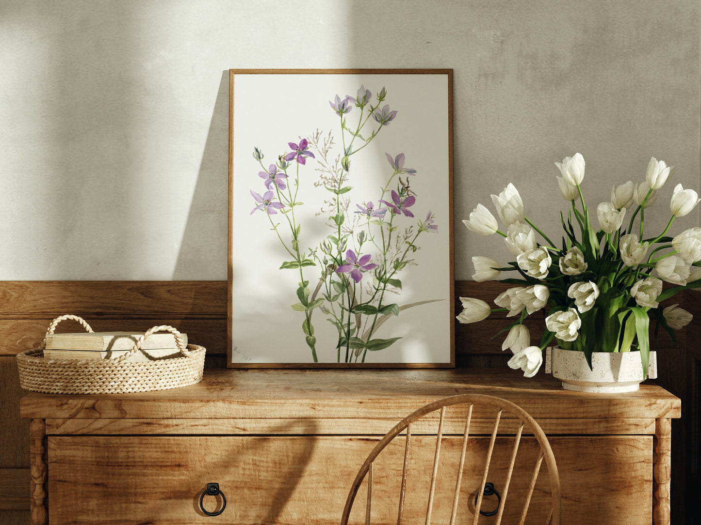 Wildflowers Floral Watercolor Print Set Of 3